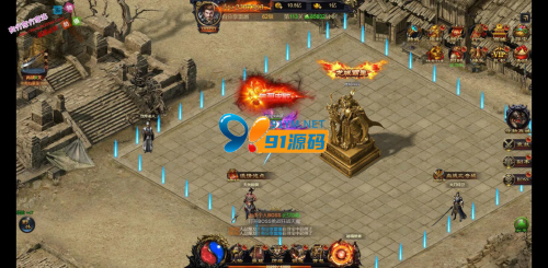 [页游源码]雷霆传奇屠龙版一键即玩跨服端+PC自动宽屏+GM后台+架设+外网教程-91源码网