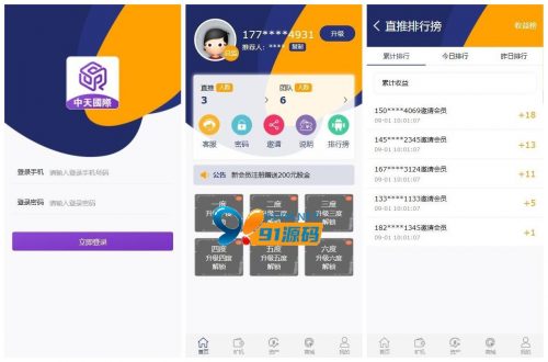 二开矿机理财源码/数字货币交易+分红每日结算-91源码网