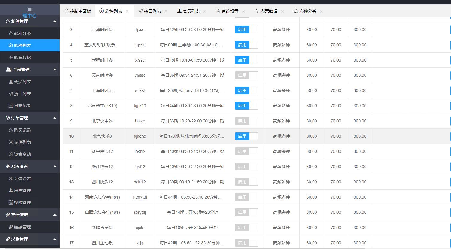 仿博易免费api彩票平台开奖接口源码下载+文本快速部署带搭建文档