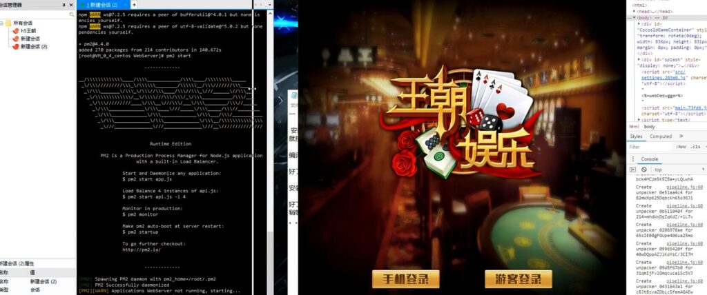 藏宝库王者版/王朝娱乐通用搭建视频教程